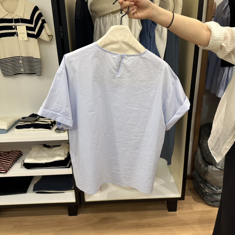 MUYBIEN韓國直郵女裝新品推薦職業熱賣真品25春夏襯衫蕾絲衫MUYBIEN襯衫/蕾絲衫