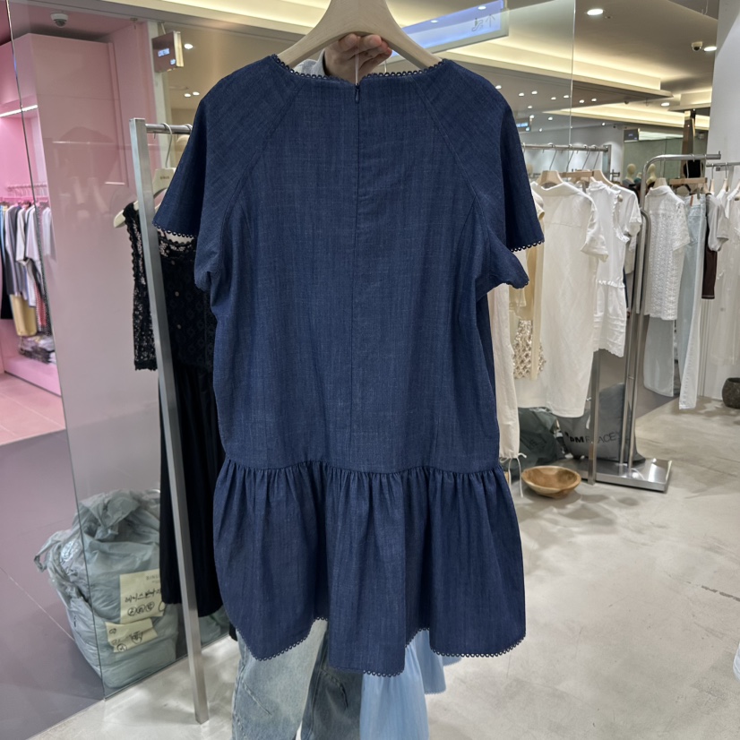 BINUS韓國代購女士新品時尚人氣25春夏休閑真品熱賣推薦連衣裙BINUS連衣裙