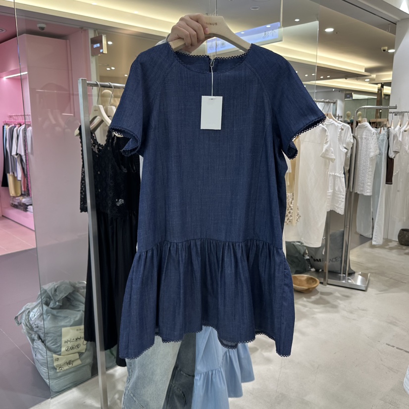 BINUS韓國代購女士新品時尚人氣25春夏休閑真品熱賣推薦連衣裙BINUS連衣裙圖色2