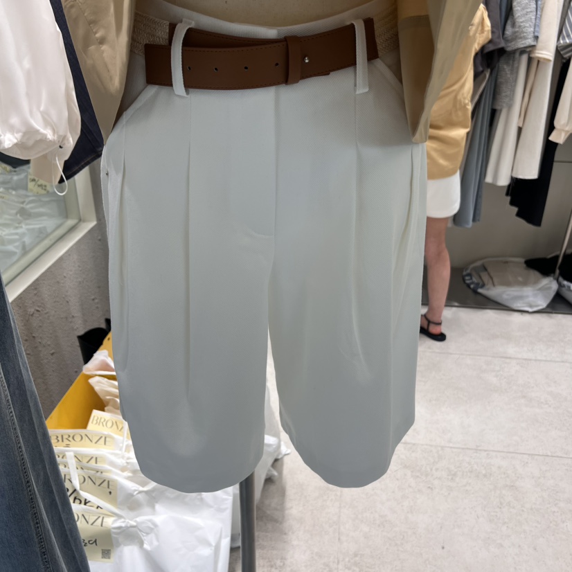 BRONZE韓國代購女裝新款推薦25春夏休閑時尚真品人氣職業短褲BRONZE短褲圖色2