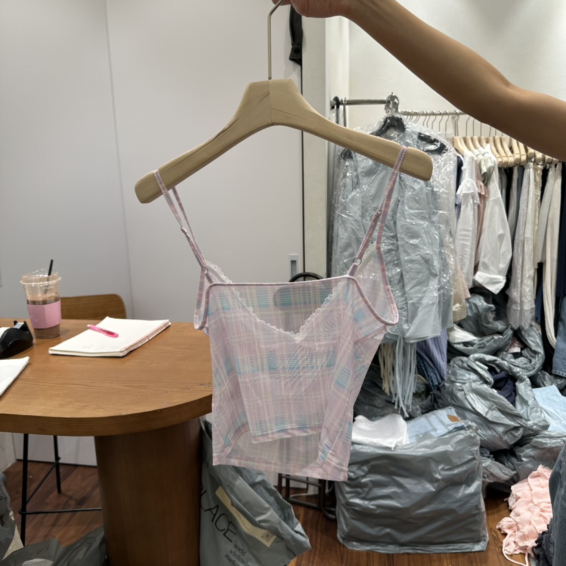 BERTHA東大門代購女士新品推薦休閑25春夏職業真品吊帶背心BERTHA吊帶/背心