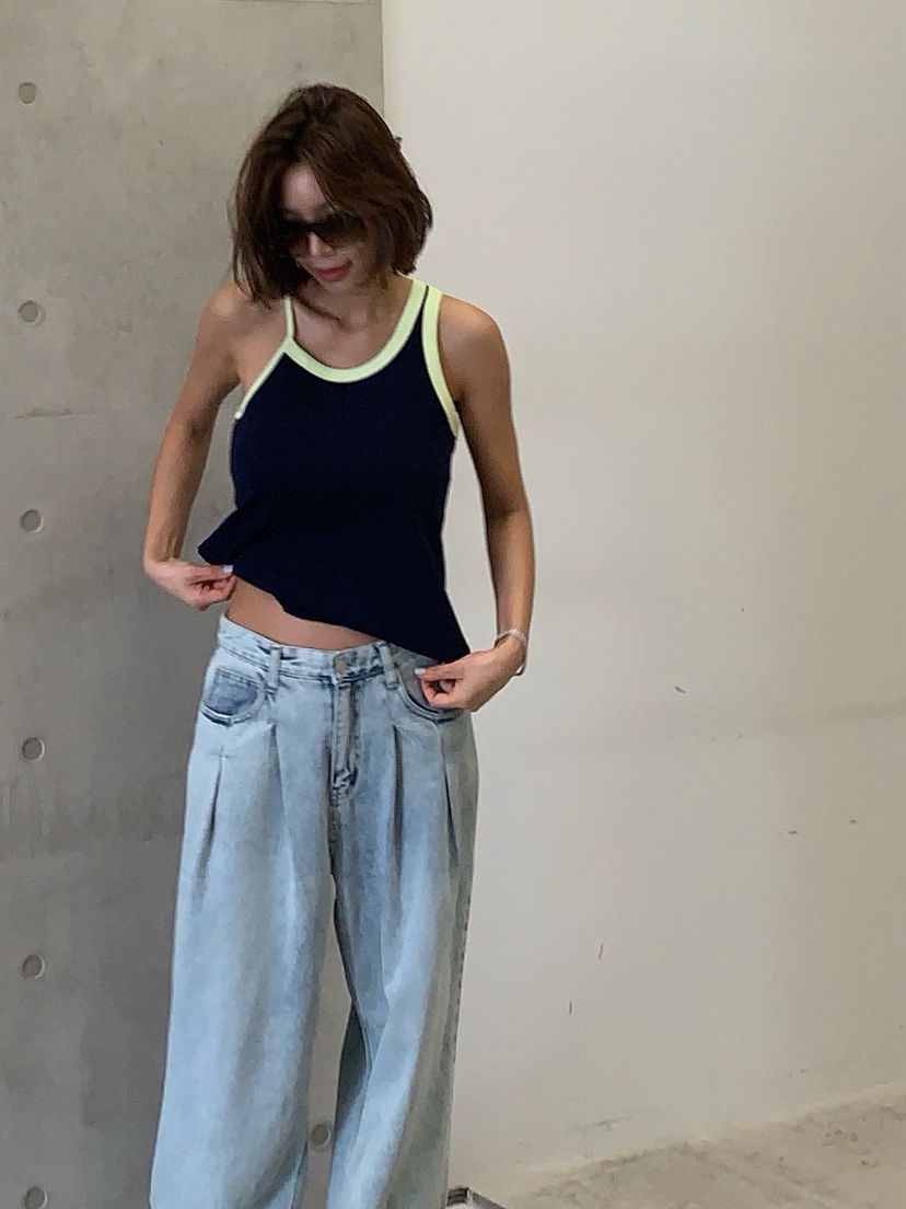 PARIS MATCH韓國直郵㊣東大門實拍女裝新品推薦人氣吊帶背心PARIS MATCH吊帶/背心