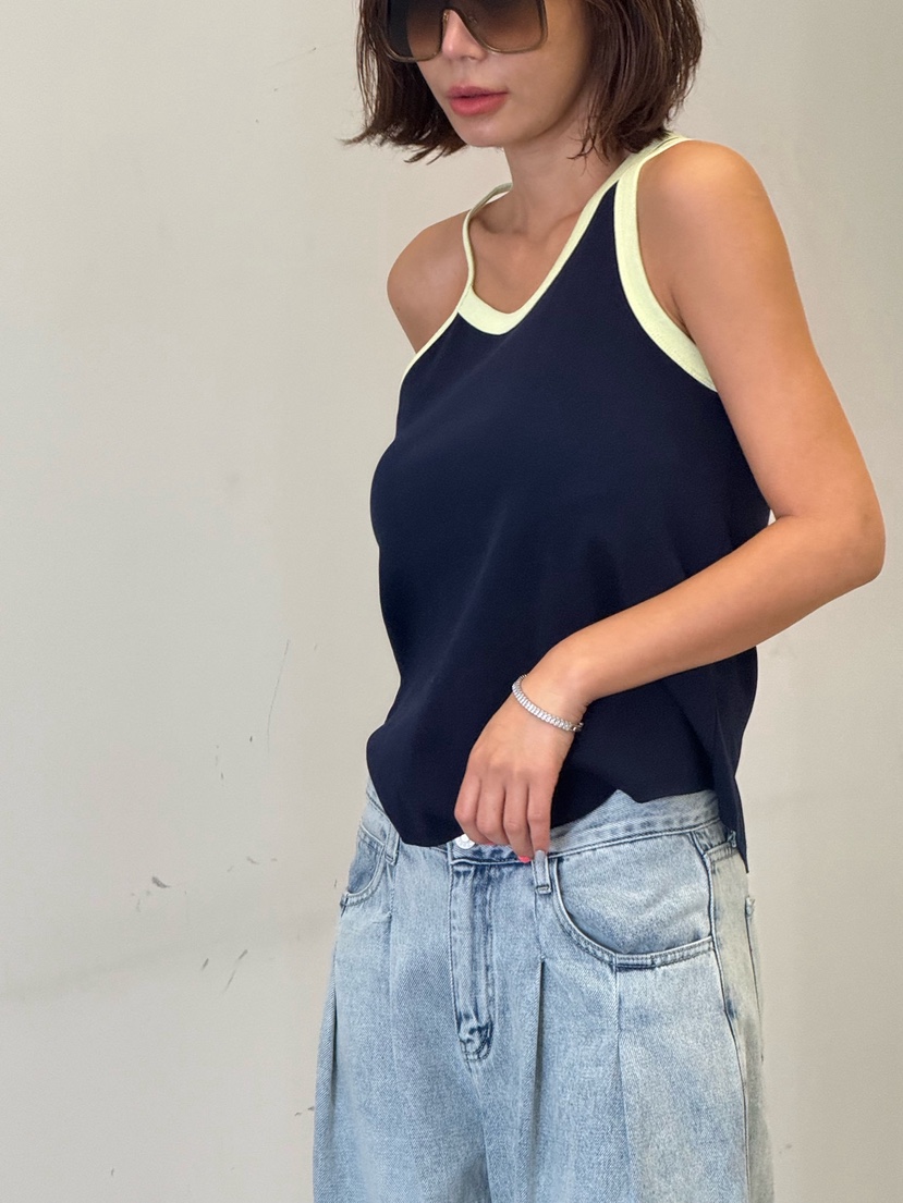 PARIS MATCH韓國直郵㊣東大門實拍女裝新品推薦人氣吊帶背心PARIS MATCH吊帶/背心