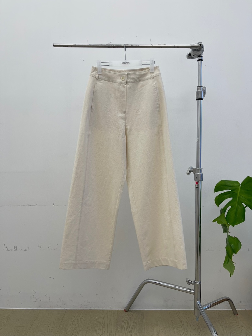 ATMOSPHERE東大門實拍女士新品時尚真品熱賣25春夏人氣休閑褲ATMOSPHERE/BLING休閑褲圖色2