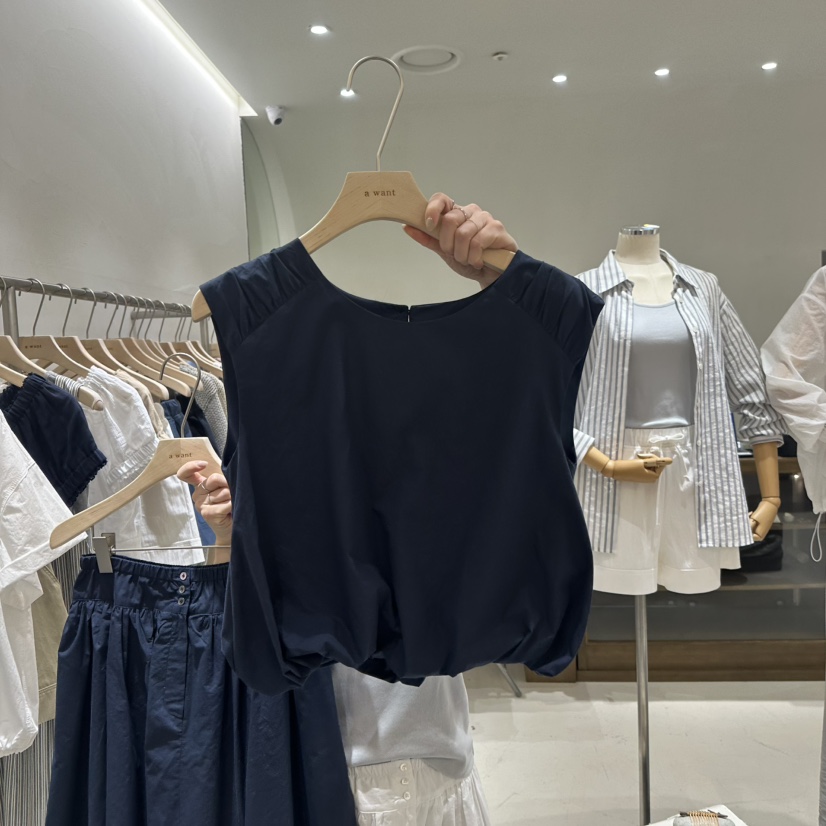 A WANT東大門實拍女裝新品人氣時尚25春夏推薦休閑吊帶背心A WANT吊帶/背心圖色2