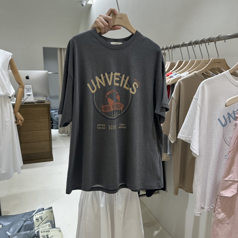 A WANT韓國代購女士新品真品推薦休閑熱賣職業時尚25春夏T恤A WANTT恤圖色2