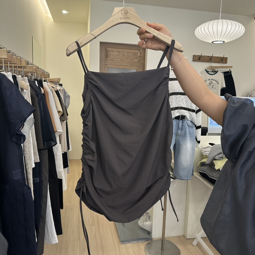 LOGON東大門代購女士新品真品職業休閑推薦時尚25春夏吊帶背心LOGON吊帶/背心圖色2