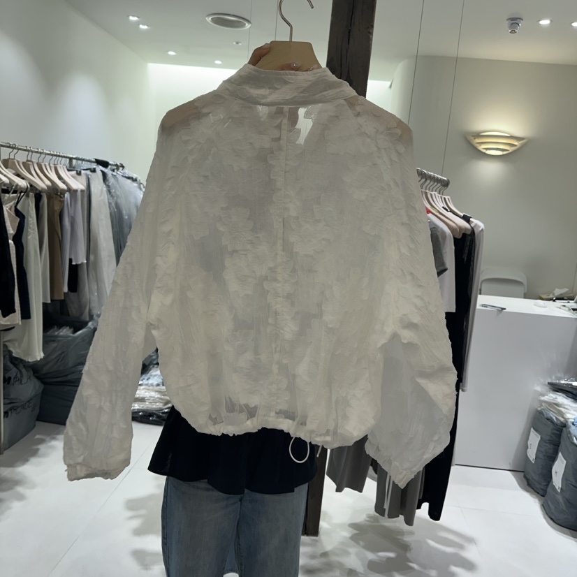 AVECNOUS東大門直郵女裝新品休閑25春夏熱賣職業推薦夾克拉鏈AVECNOUS夾克