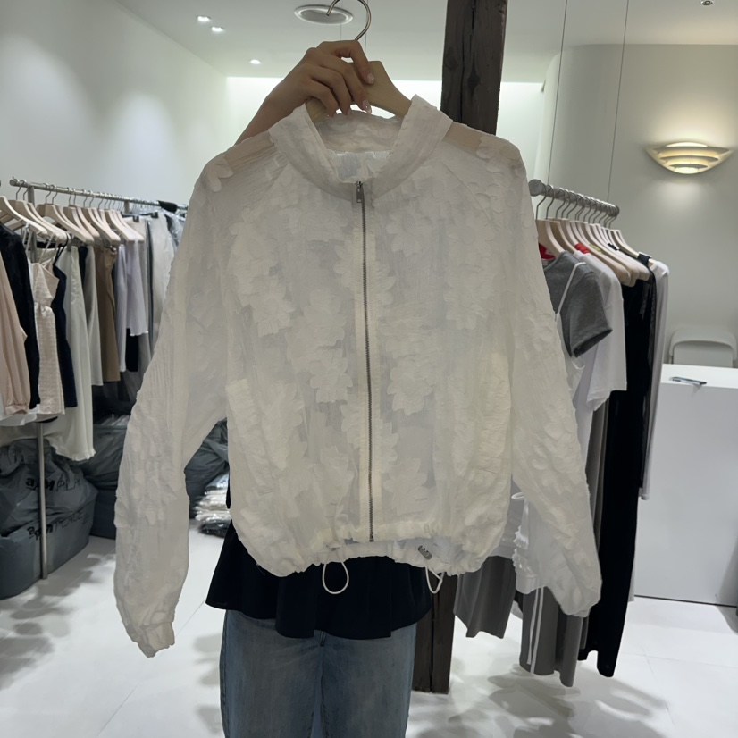 AVECNOUS東大門直郵女裝新品休閑25春夏熱賣職業推薦夾克拉鏈AVECNOUS夾克