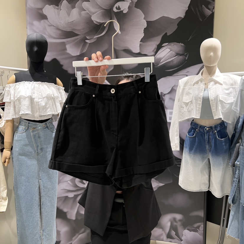 DARKBEIGE韓國直郵女裝新品職業25春夏熱賣推薦時尚真品短褲DARK BEIGE短褲圖色2