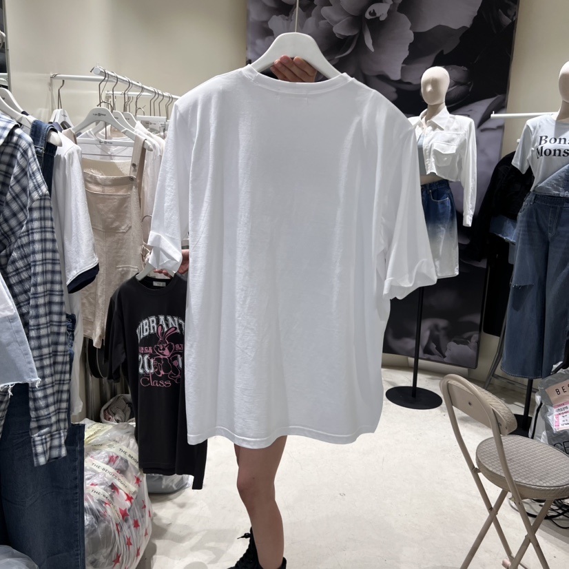 DARKBEIGE東大門實拍女士新品25春夏人氣真品推薦休閑T恤兔子DARK BEIGET恤