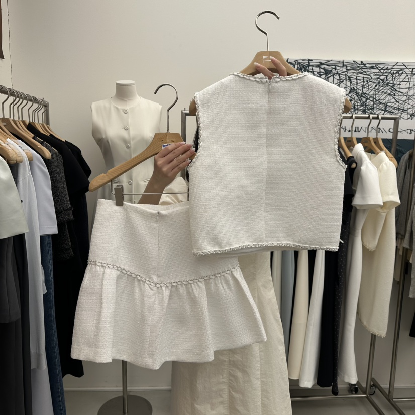 MER東大門實拍女裝新品推薦人氣時尚25春夏休閑真品套裝套裝MER/ANGELO BIANCO套裝