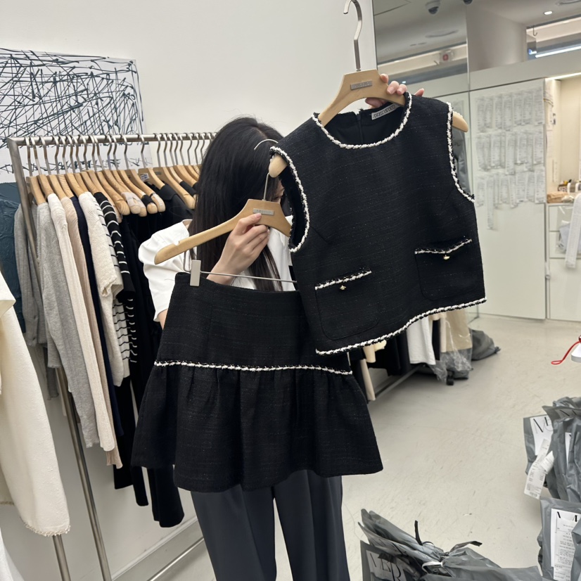 MER東大門實拍女裝新品推薦人氣時尚25春夏休閑真品套裝套裝MER/ANGELO BIANCO套裝圖色2