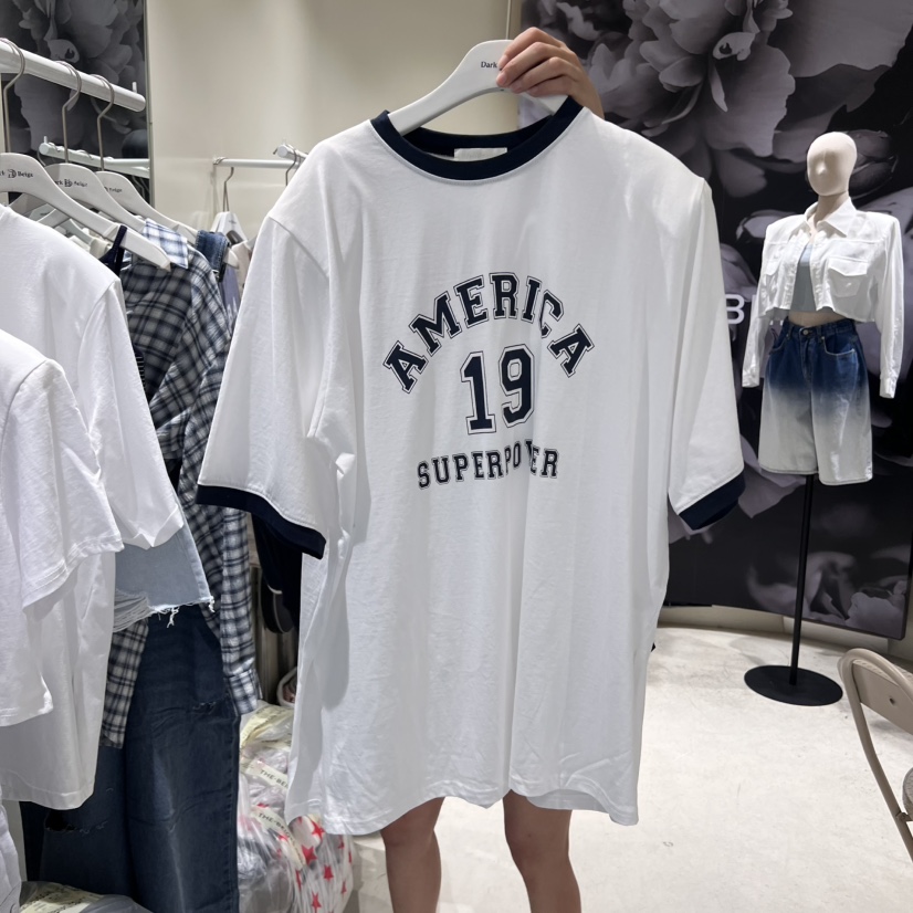 DARKBEIGE東大門直郵女裝新品25春夏熱賣人氣職業真品時尚T恤DARK BEIGET恤