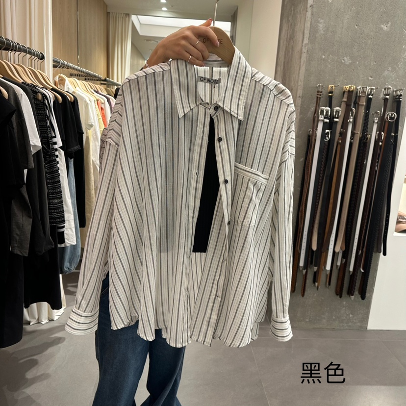 STAYFELT/OF NOTE韓國直郵女士新品熱賣推薦時尚襯衫蕾絲衫OF NOTE/STAYFELT襯衫/蕾絲衫圖色2
