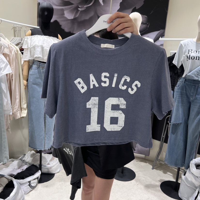DARKBEIGE東大門代購女士新品真品時尚人氣職業推薦25春夏T恤DARK BEIGET恤圖色2