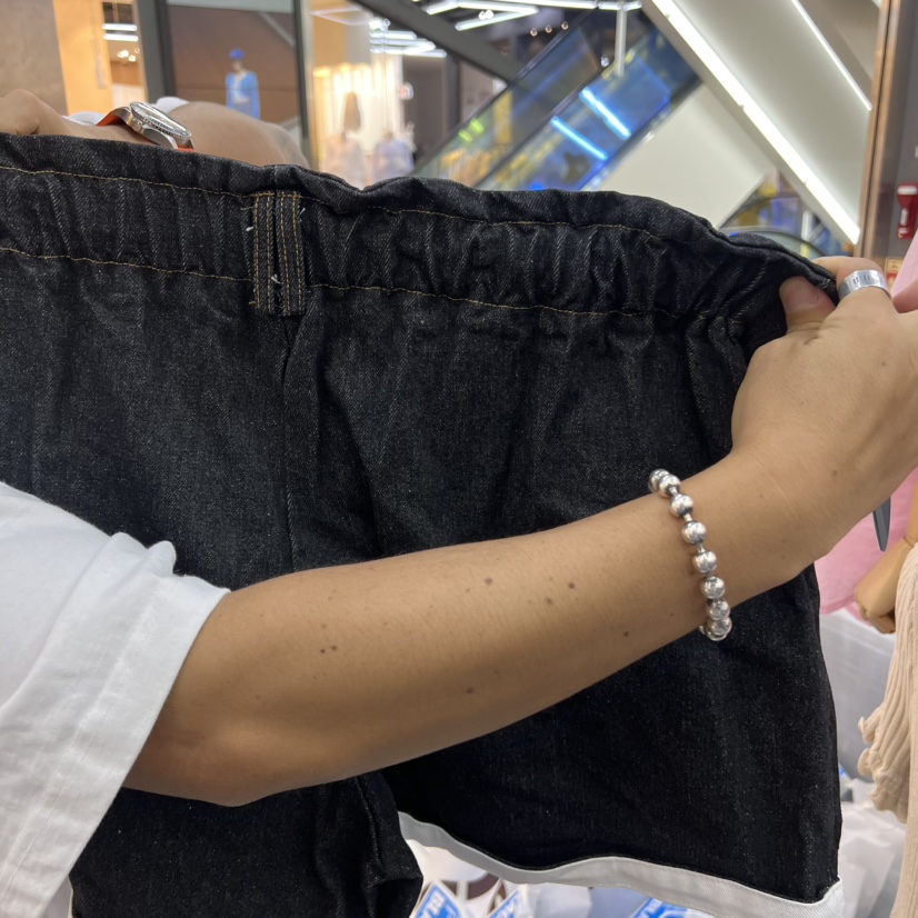 BLACK BABI東大門代購女士新品25春夏休閑推薦短褲包含腰帶BLACK BABI短褲