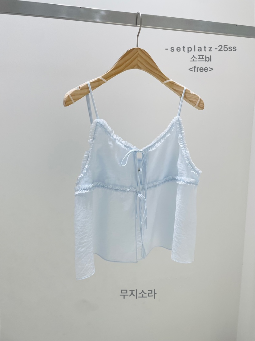 SETPLATZ東大門直郵女裝新款25春夏職業休閑熱賣吊帶背心柔軟PLATZCLASSIC吊帶/背心圖色4實際價格34000