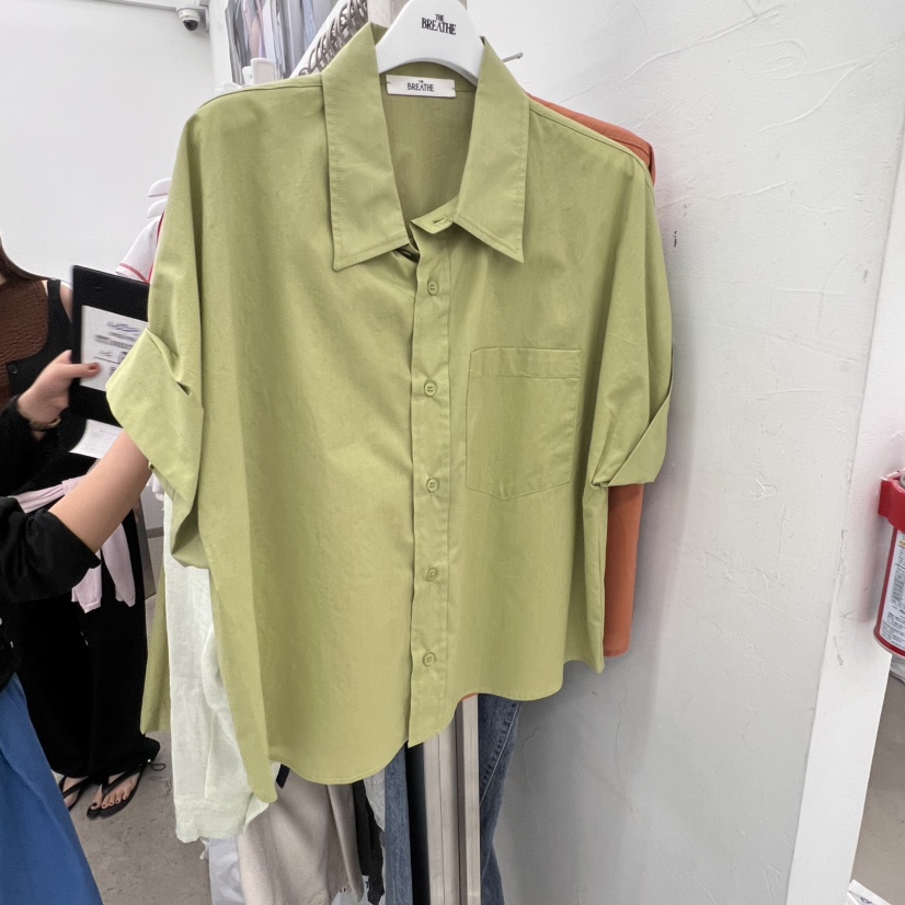BREATHE韓國直郵女士新品休閑人氣時尚25春夏熱賣襯衫蕾絲衫BREATHE襯衫/蕾絲衫圖色3