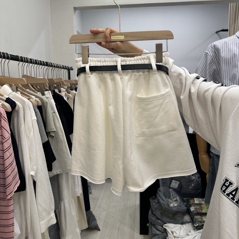 CEDARWOOD東大門代購女士新品熱賣職業真品短褲不含腰帶刺繡CEDARWOOD短褲