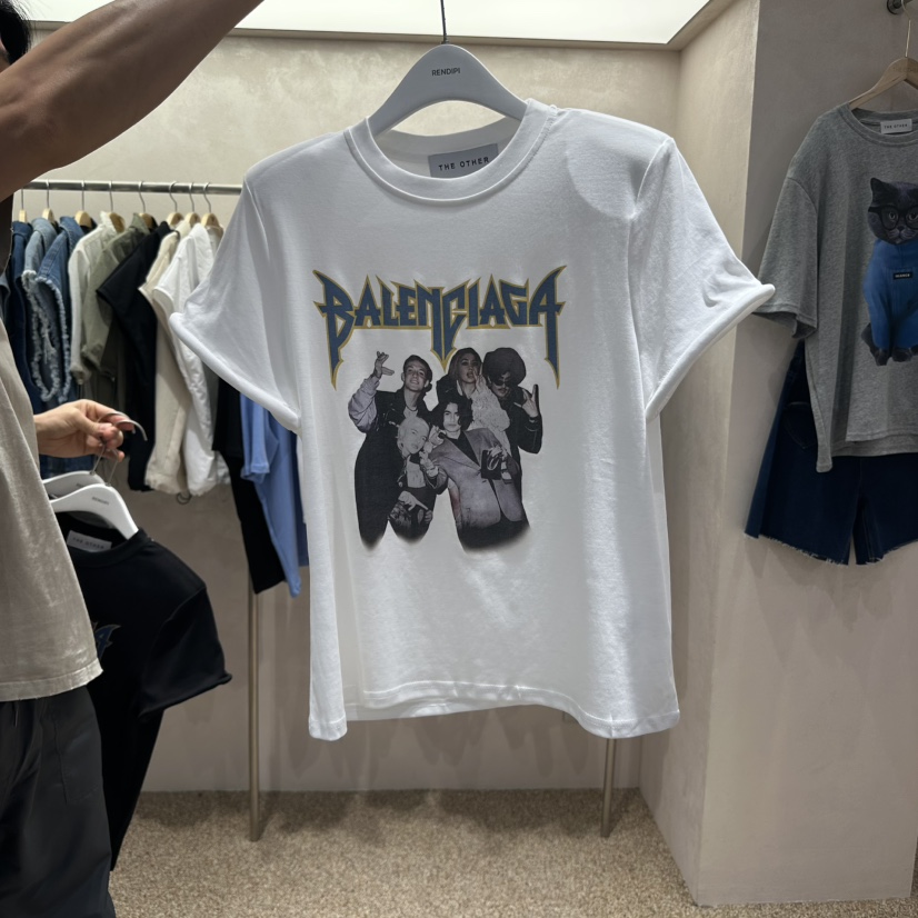 空韓國直郵女裝新品休閑25春夏時尚熱賣職業真品推薦人氣T恤THE OTHERT恤