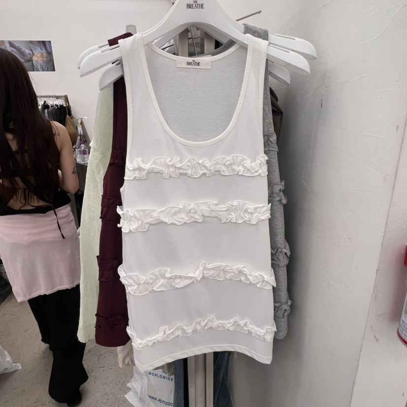 BREATHE東大門實拍女士新款25春夏時尚職業熱賣推薦吊帶背心BREATHE吊帶/背心