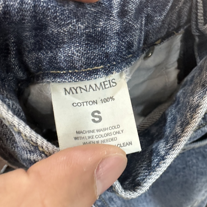 AIME HOPE MAKE東大門代購女裝新品推薦休閑職業人氣牛仔褲AIME HOPE MAKE牛仔褲