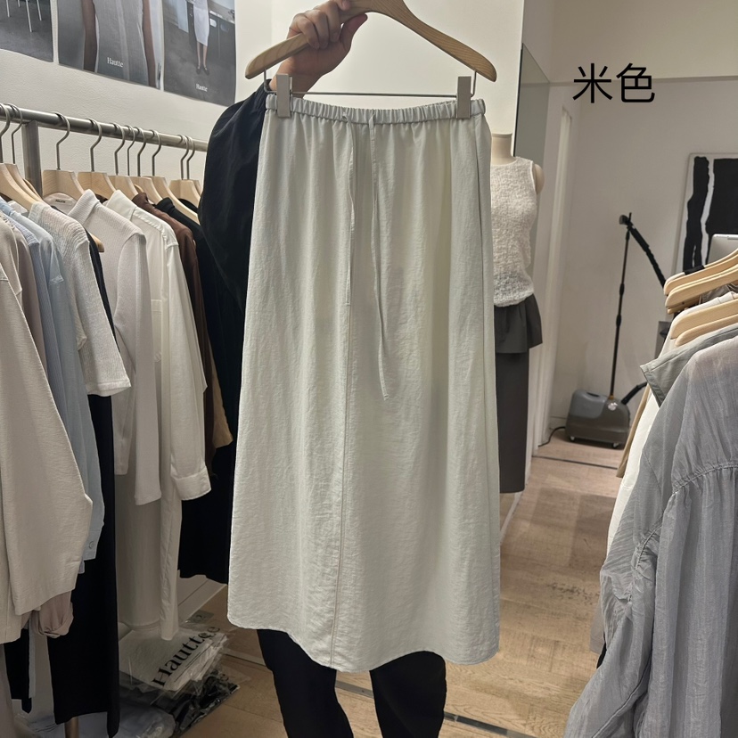 HAUTTE-P韓國直郵女士新品25春夏熱賣人氣時尚真品職業長裙HAUTTE長裙圖色2