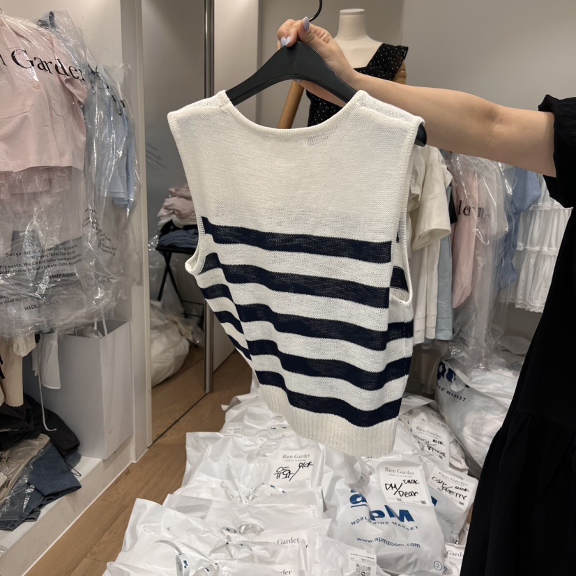 BIEN GARDER韓國直郵女士新款真品休閑25春夏職業吊帶背心BIEN GARDER吊帶/背心