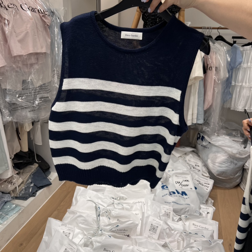 BIEN GARDER韓國直郵女士新款真品休閑25春夏職業吊帶背心BIEN GARDER吊帶/背心圖色2