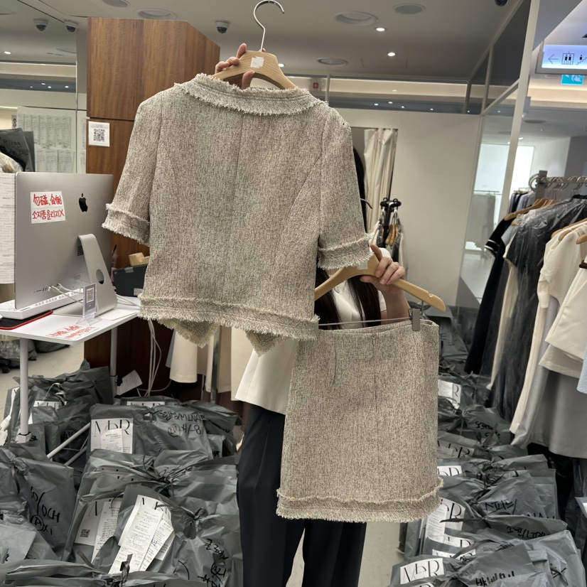 MER東大門直郵女士新品職業真品時尚休閑推薦熱賣25春夏套裝MER/ANGELO BIANCO套裝