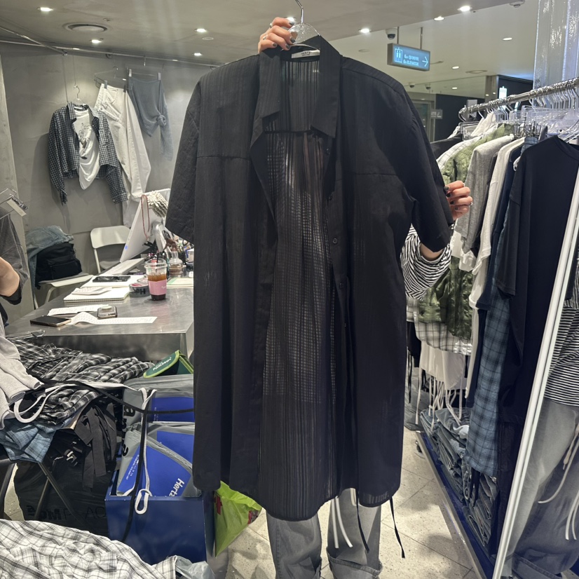 HERTZ-P韓國代購女士新品休閑25春夏人氣職業熱賣襯衫蕾絲衫HERTZ-P襯衫/蕾絲衫圖色2