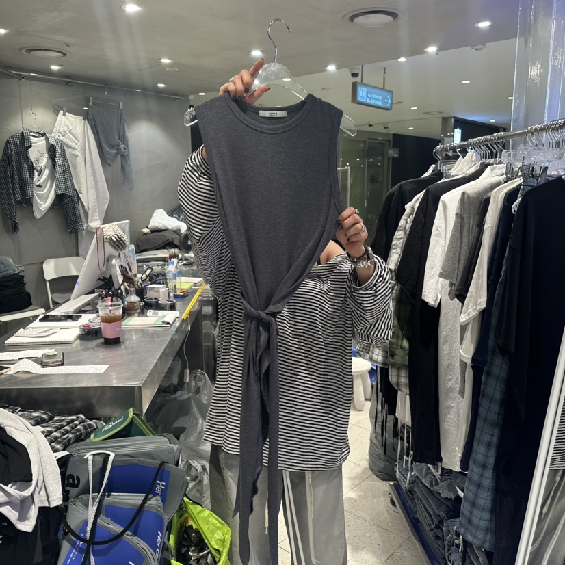 HERTZ-P東大門實拍女士新品休閑25春夏職業熱賣時尚吊帶背心HERTZ-P吊帶/背心圖色3