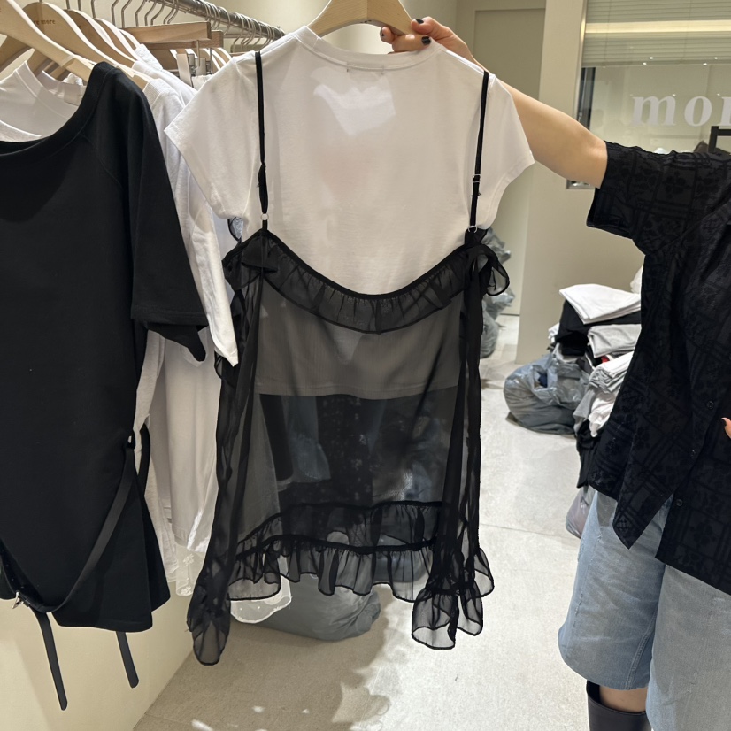 MOREMORE韓國直郵女裝新品人氣推薦真品熱賣時尚連衣裙雪紡more more連衣裙