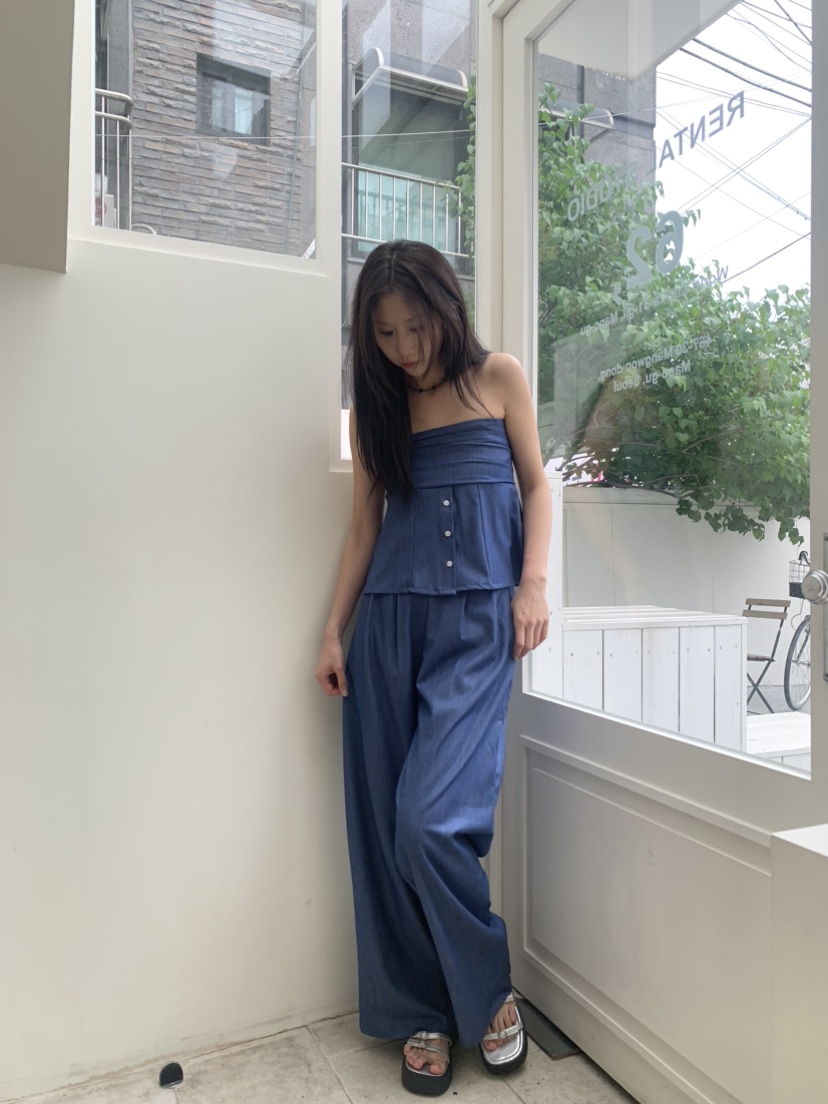 BADCALM東大門直郵女士新款人氣推薦25春夏真品職業時尚牛仔褲BADCALM牛仔褲