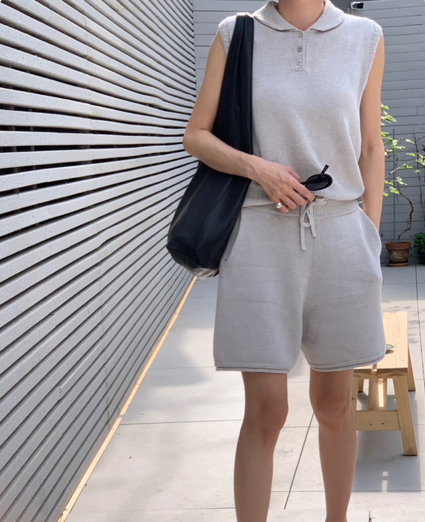 A Flan韓國代購女士新款時尚熱賣真品25春夏休閑吊帶背心圓領AFN/A Flan吊帶/背心
