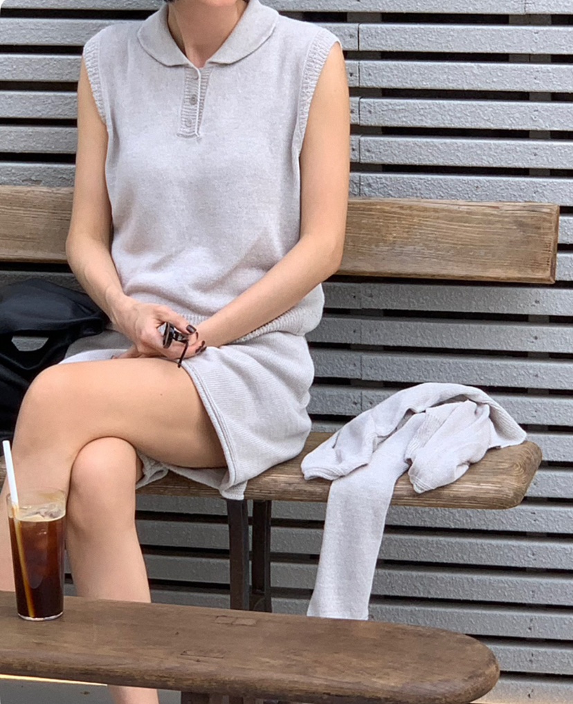 A Flan韓國代購女士新款時尚熱賣真品25春夏休閑吊帶背心圓領AFN/A Flan吊帶/背心