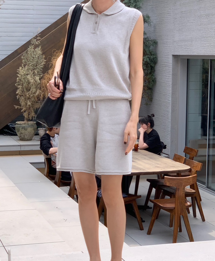 A Flan韓國代購女士新款時尚熱賣真品25春夏休閑吊帶背心圓領AFN/A Flan吊帶/背心