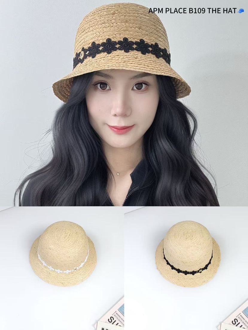THE HAT-P東大門實拍女裝新款人氣熱賣職業時尚帽子蕾絲花THE HAT帽子