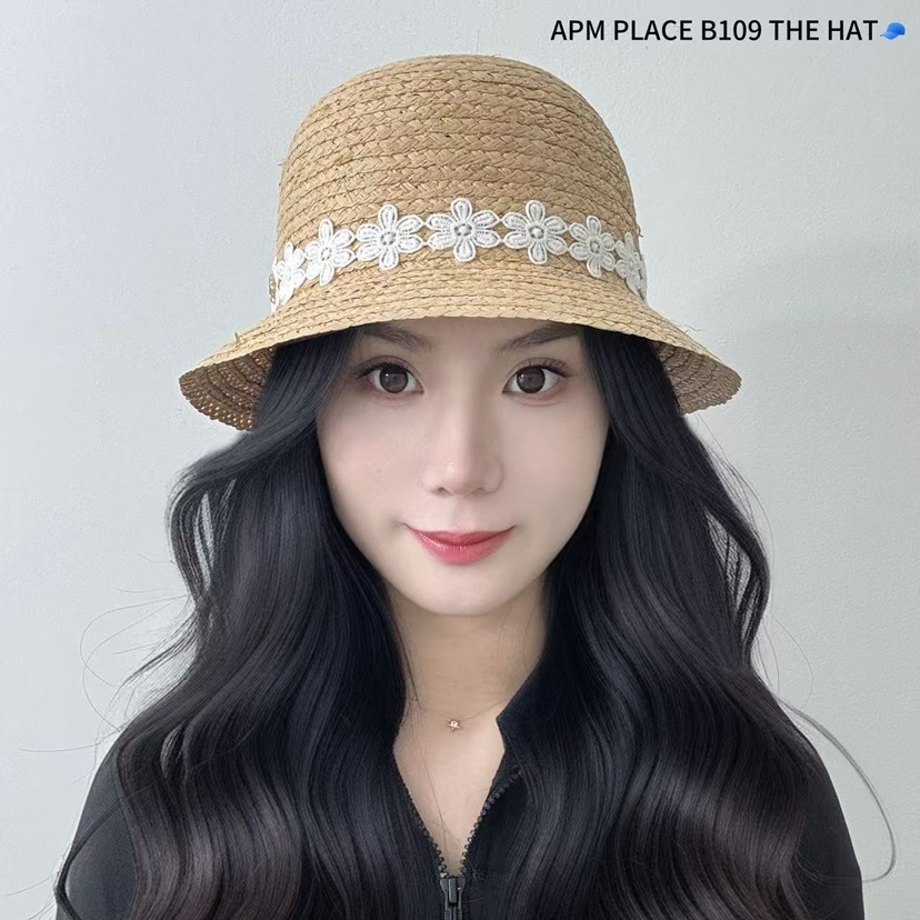 THE HAT-P東大門實拍女裝新款人氣熱賣職業時尚帽子蕾絲花THE HAT帽子