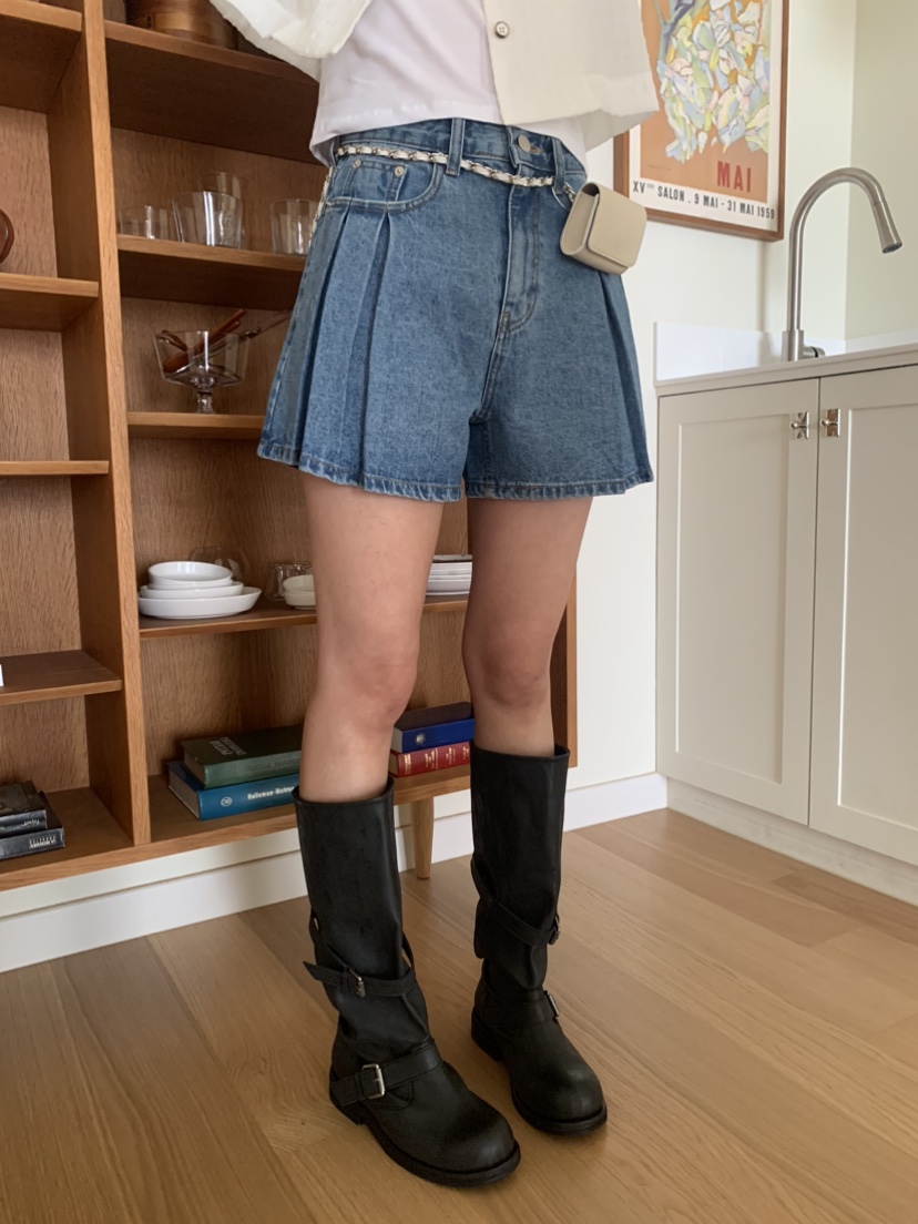 BADCALM東大門實拍女士新款時尚真品職業熱賣25春夏休閑短褲BADCALM短褲