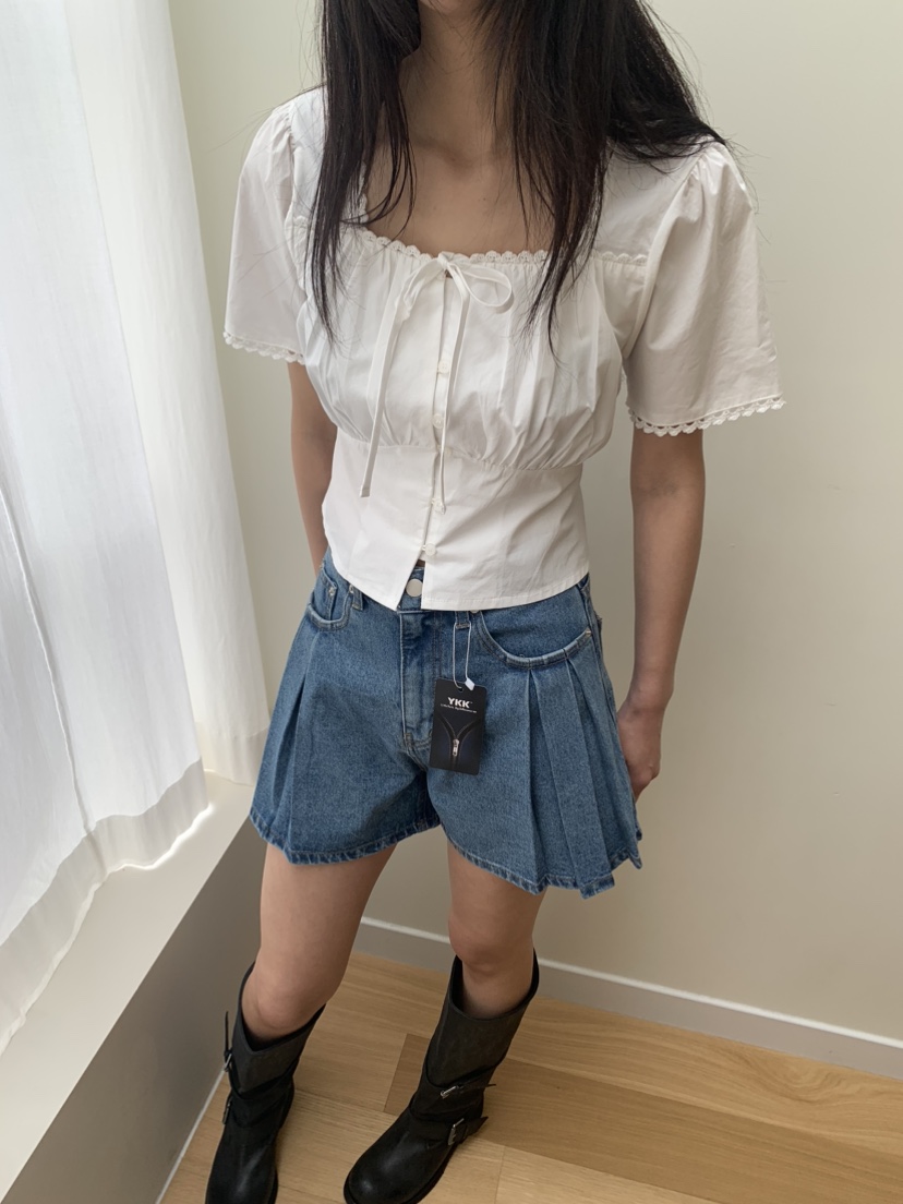 BADCALM東大門實拍女士新款時尚真品職業熱賣25春夏休閑短褲BADCALM短褲