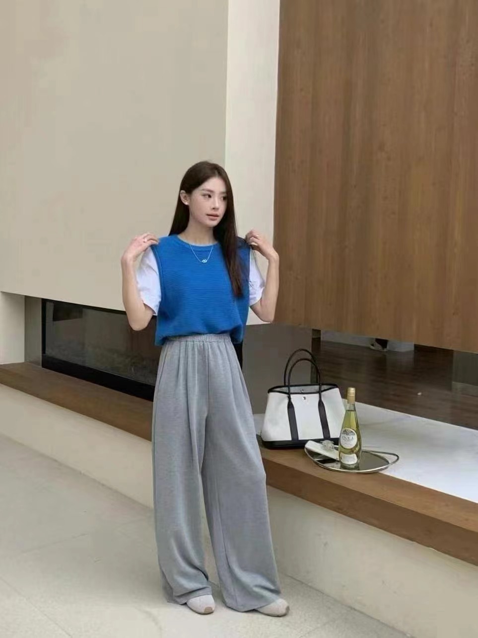 CELLONA韓國代購女裝新品推薦人氣真品熱賣25春夏職業休閑褲CELLONA休閑褲