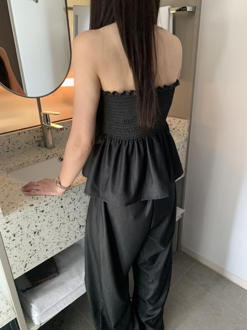BADCALM韓國直郵女士新品真品休閑人氣25春夏職業推薦吊帶背心BADCALM吊帶/背心