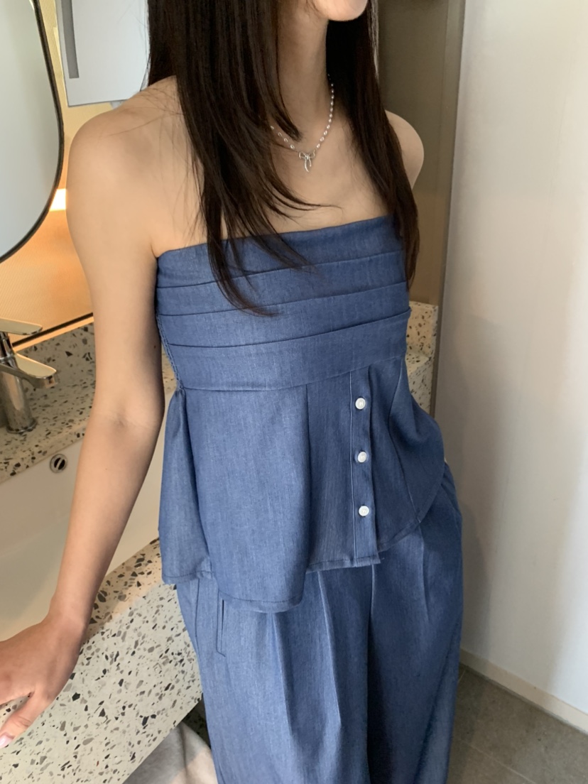 BADCALM韓國直郵女士新品真品休閑人氣25春夏職業推薦吊帶背心BADCALM吊帶/背心