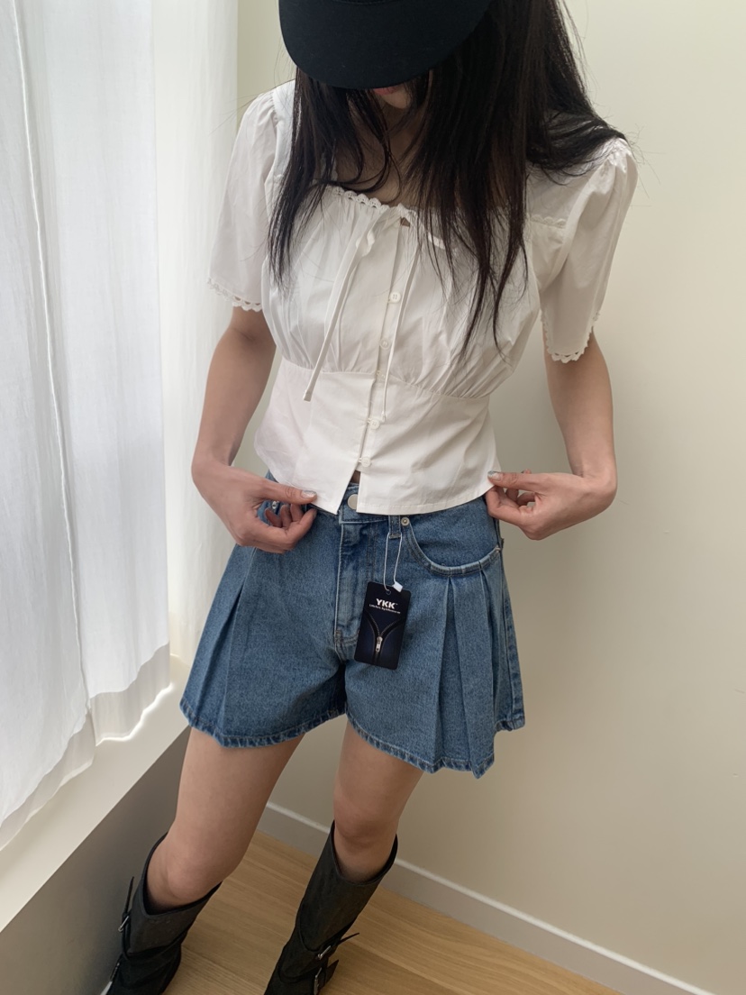 BADCALM韓國代購女裝新品休閑職業熱賣推薦人氣真品襯衫蕾絲衫BADCALM襯衫/蕾絲衫