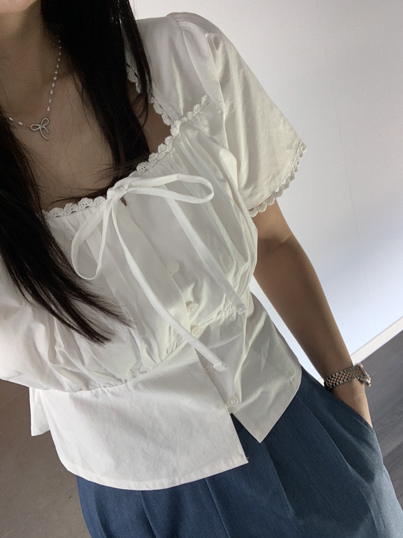 BADCALM韓國代購女裝新品休閑職業熱賣推薦人氣真品襯衫蕾絲衫BADCALM襯衫/蕾絲衫
