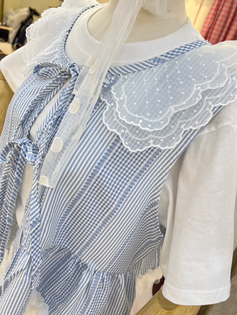 MAISONDEGLORY東大門實拍女裝新品真品時尚人氣休閑馬甲格紋MAISON DE GLORY馬甲