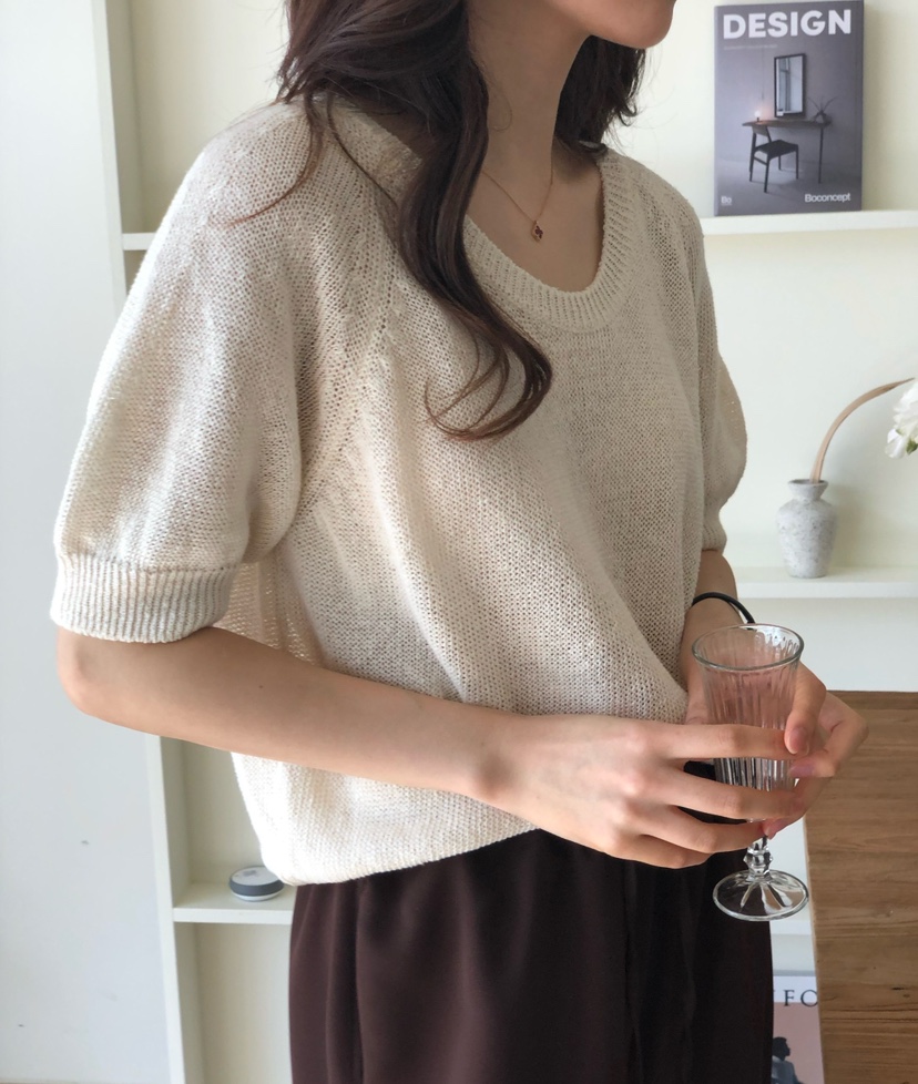 HEIZE東大門代購女士新品時尚人氣休閑職業熱賣真品T恤亞麻HEIZET恤