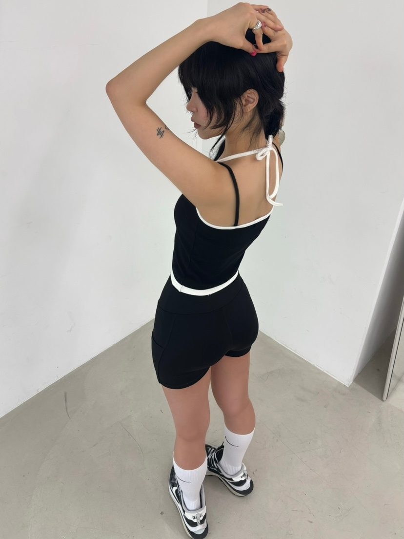 SHOTGUN東大門實拍女裝新款25春夏職業人氣休閑真品吊帶背心SHOTGUN吊帶/背心